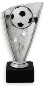 trofeo plata futbol